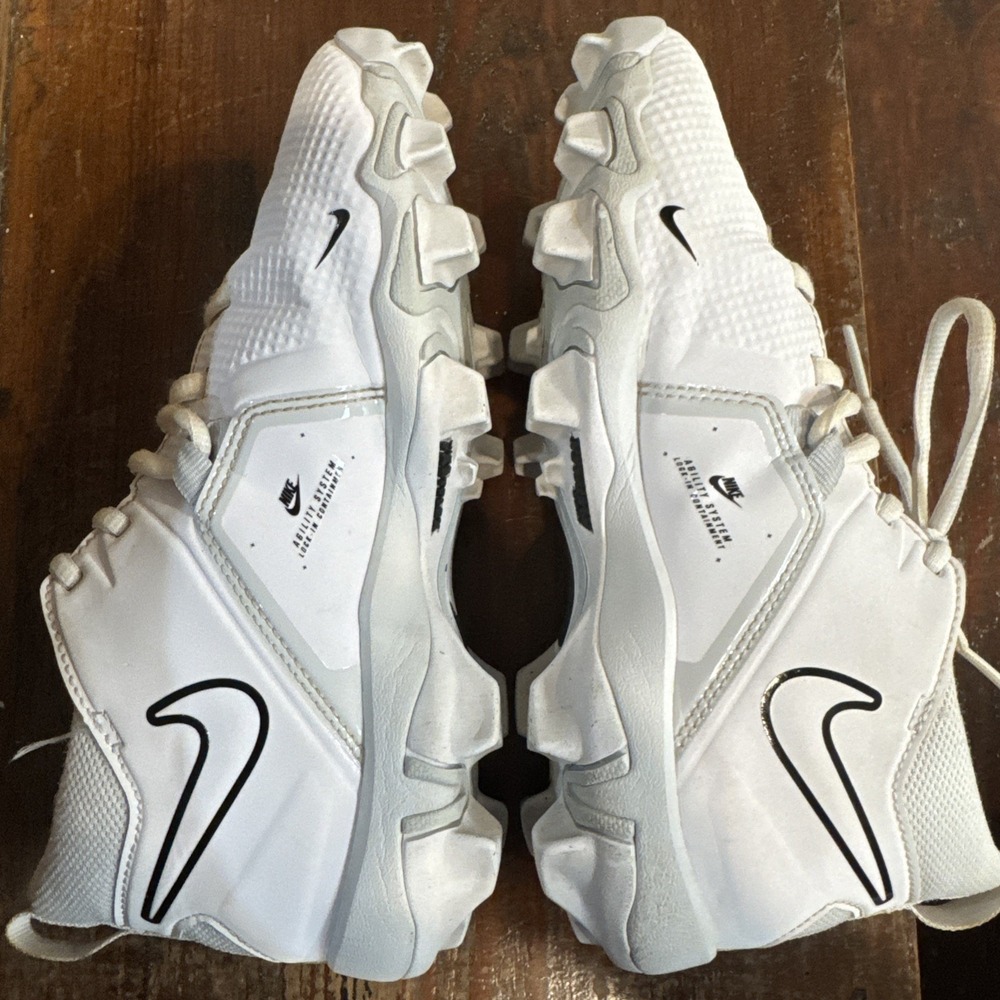 Nike Alpha Menace 3 Shark BG Youth Size 4Y CV0581-109 White - Picture 6 of 13